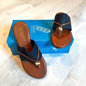 Italian shoe makers made in Italy size 8 1/2 sandal